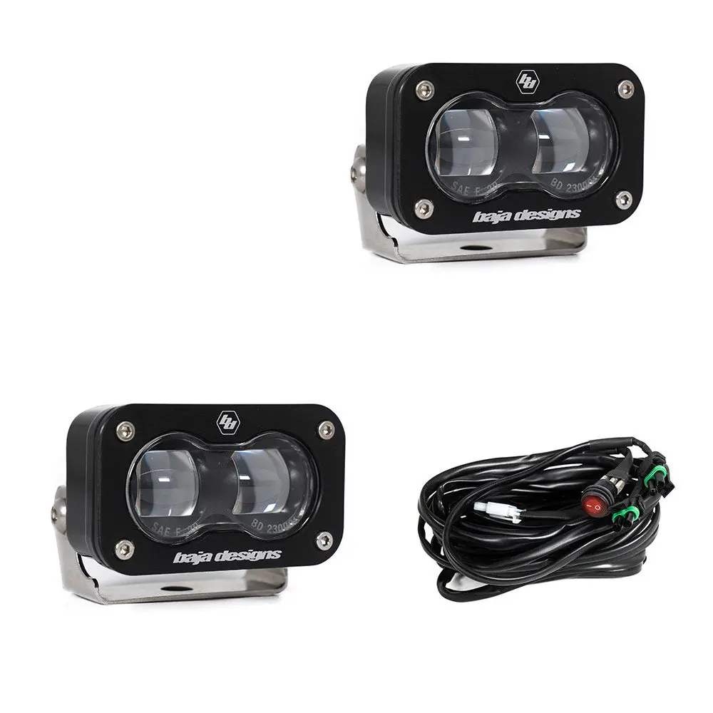 S2 Sae Led Auxiliary Light Pod Pair - Universal 1