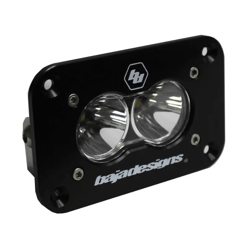 S2 Sport Black Flush Mount Led Auxiliary Light Pod 1