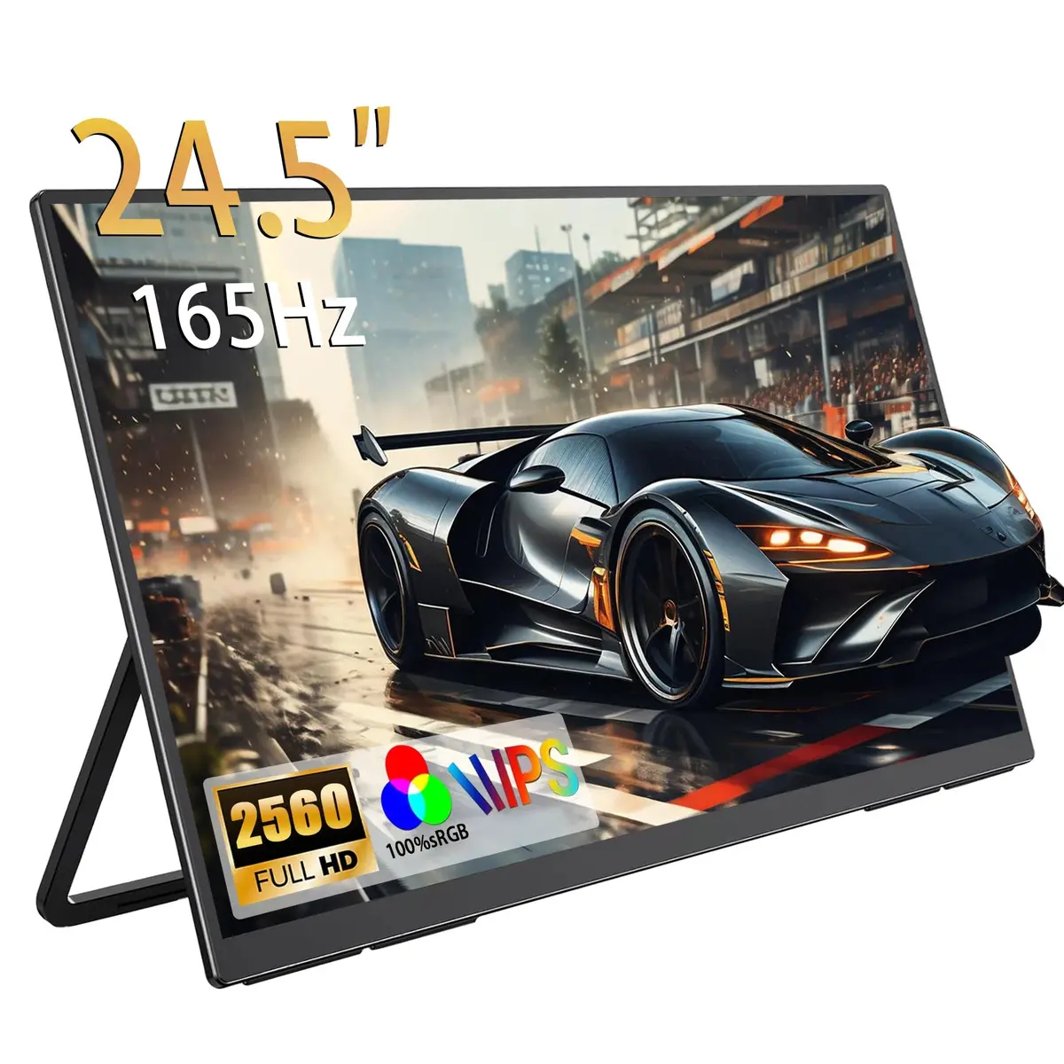 24.5 Inch 165Hz Portable Gaming Monitor 2560X1440 With Hdmi Type C Ips Second Monitor External For Pc Laptop Mac Switch Xbox Ps4 1