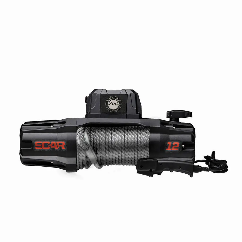 Scar 12 Waterproof Winch With Wireless Remote 1