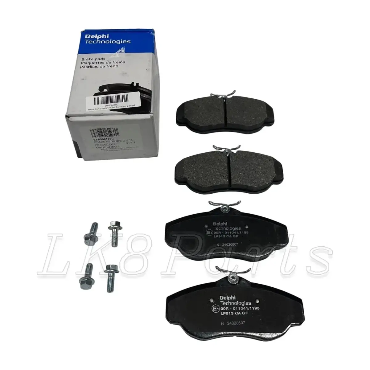 D2/P38 Front Brake Pads - Delphi 1