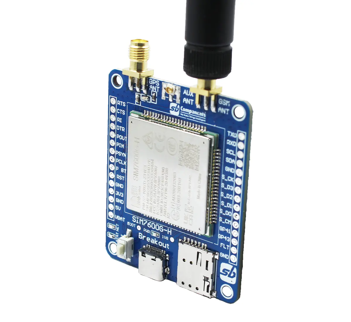 Simcom Sim7600g (4G) Breakout 1