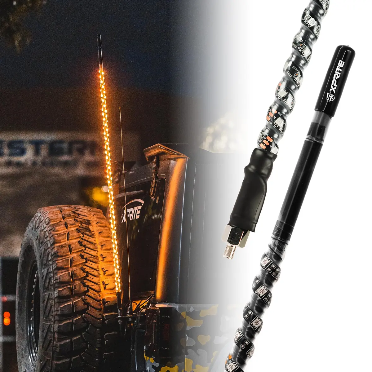 Cb Radio Antenna With Whip Light 4Ft 1