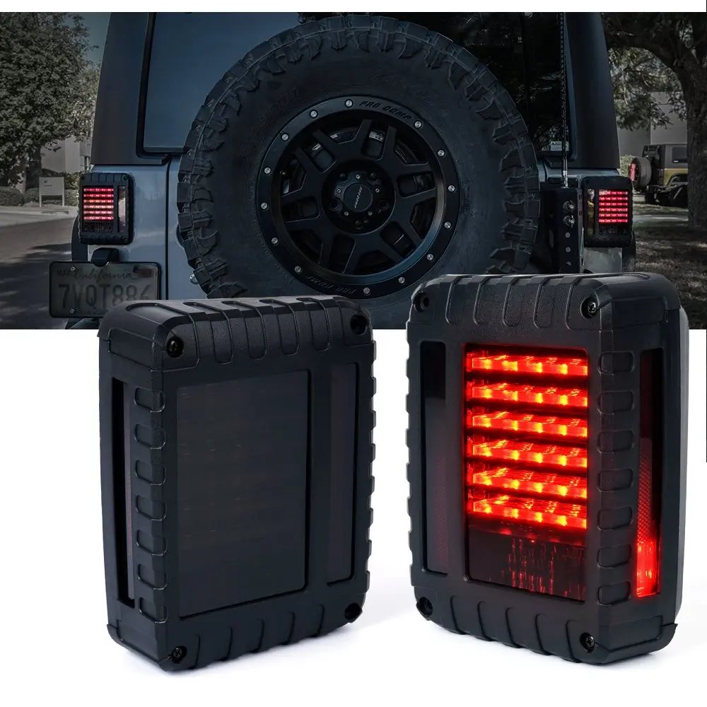 Led Tail Lights For Jeep Wrangler Jk | Defender Series 2