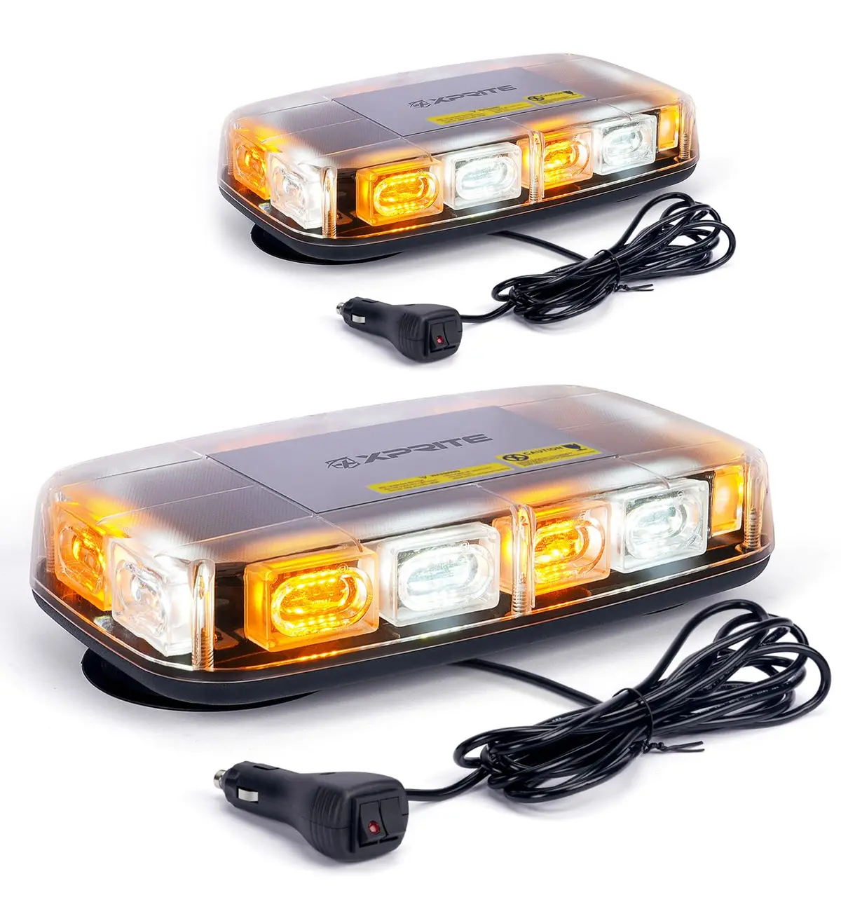 2Pcs Upgraded 12" 72Led Rooftop Mini Strobe Lights 11