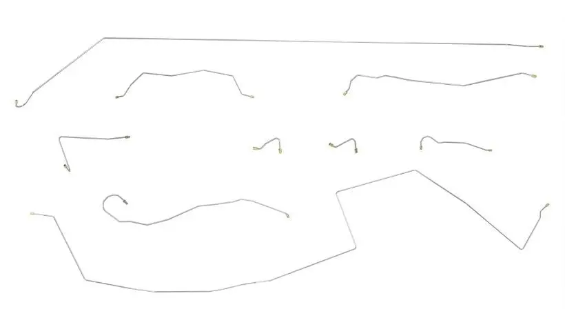 Brake Hard Line Kit - 1965-1971 Scout 800 1