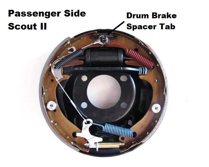 Drum Brake Spacer Tab - Dana 44 Rear 2