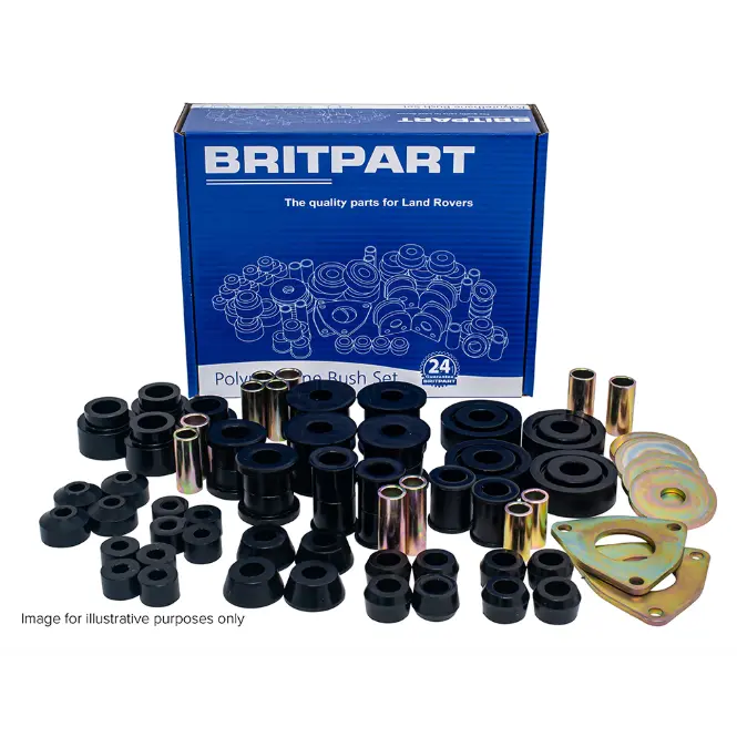 Dc7110 Black Polyurethane Suspension Bush Set – Defender 1994–1999 1