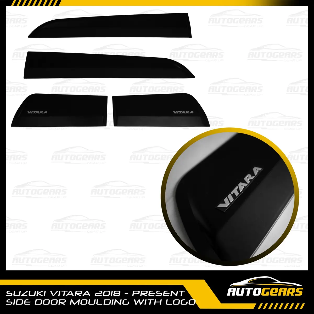 Suzuki Vitara (2017 - 2022) Side Moulding Black 1