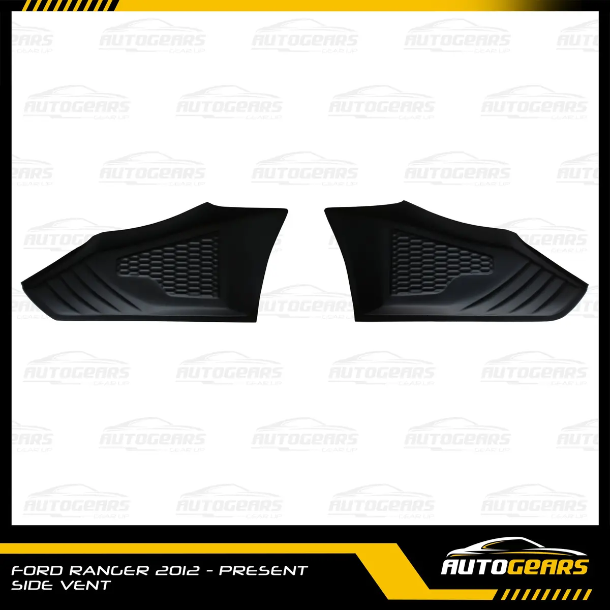 Ford Ranger (2012 - 2022) Side Vent Simulator Black 2