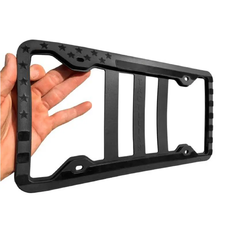 Silicone American Flag License Plate Frame - Anti-Rattle, Anti-Scratch 1