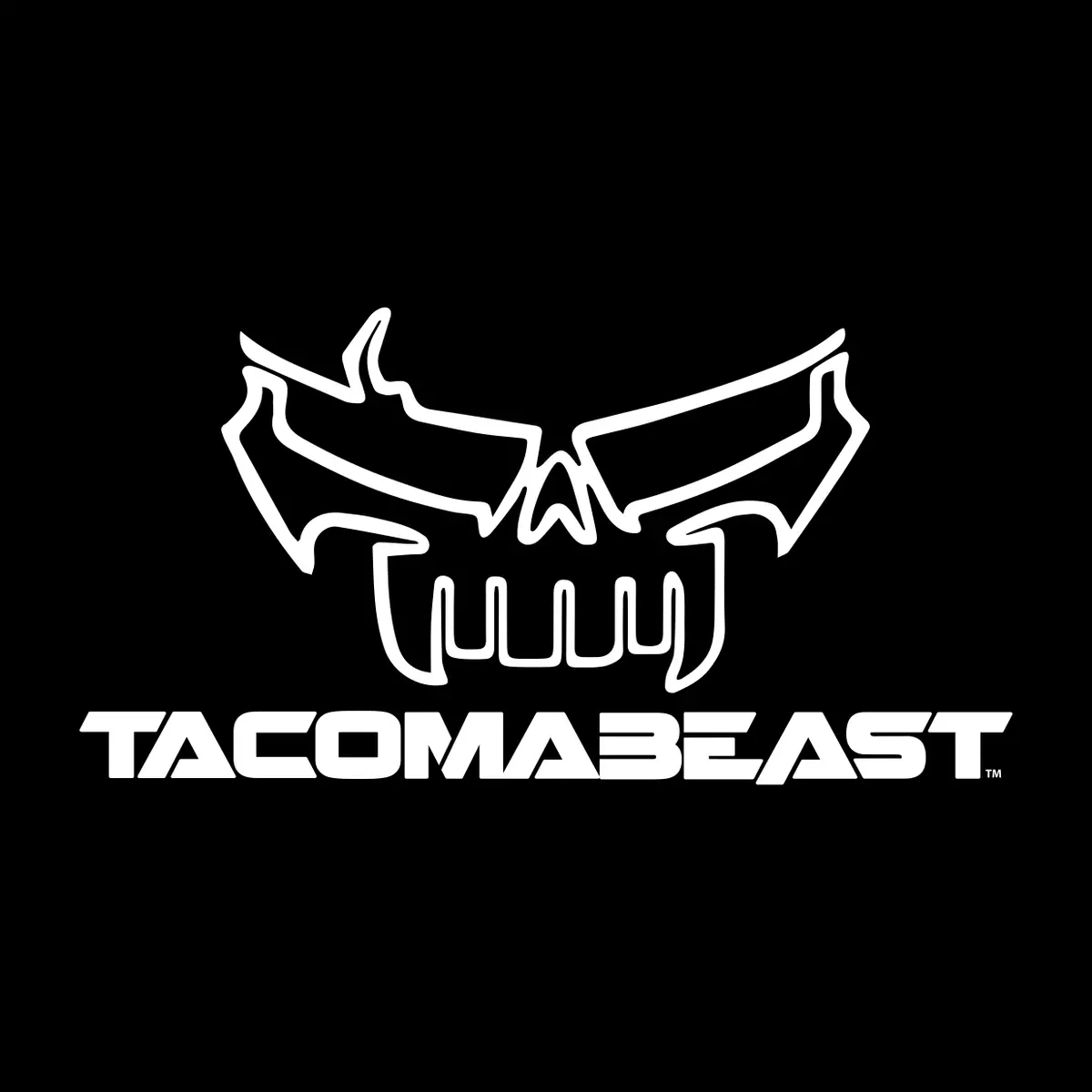 Tacomabeast Skull Decal 2