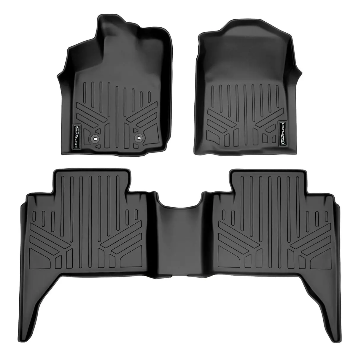 Smartcoverage™ Custom Fit Floor Liners Fits 2016-2017 Toyota Tacoma Double Cab 2