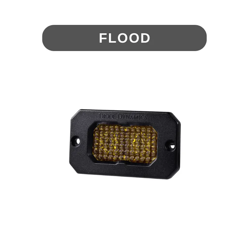 Stage Series 2" Sae Yellow Led Pod | Flush Mount 1