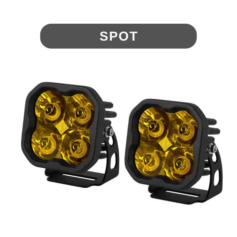 Stage Series 3" Sae Yellow Led Pod | Standard Mount | Pair 5