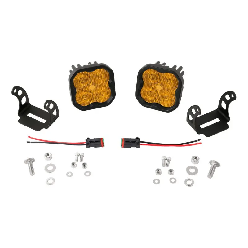 Stage Series 3" Sae Yellow Led Pod | Standard Mount | Pair 6