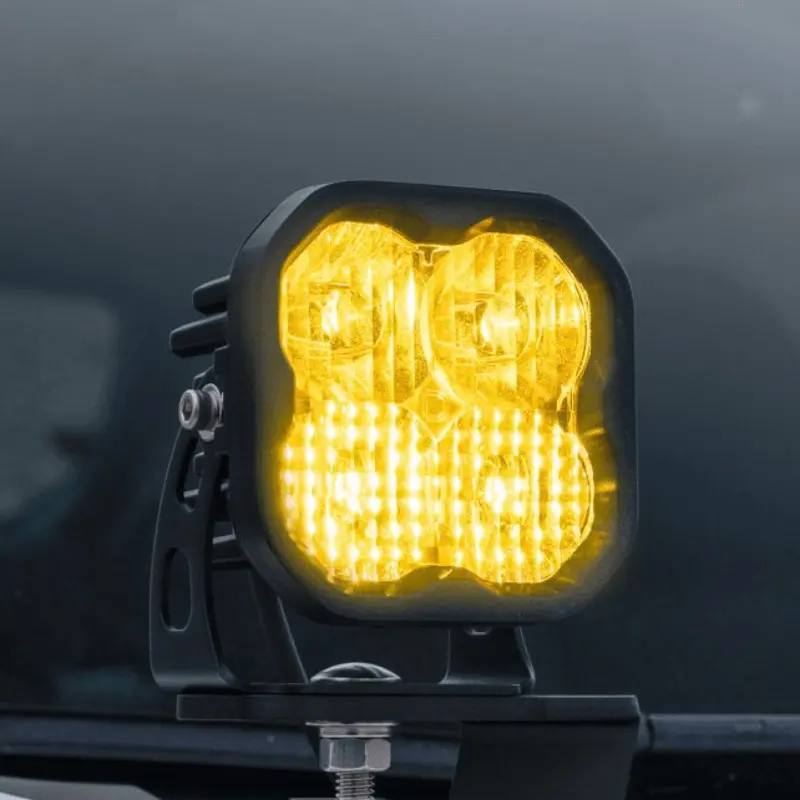 Stage Series 3" Sae Yellow Led Pod | Standard Mount | Pair 7