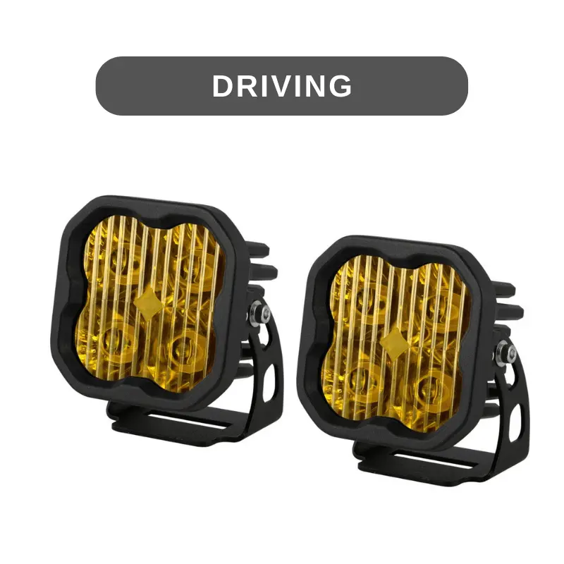 Stage Series 3" Sae Yellow Led Pod | Standard Mount | Pair 1