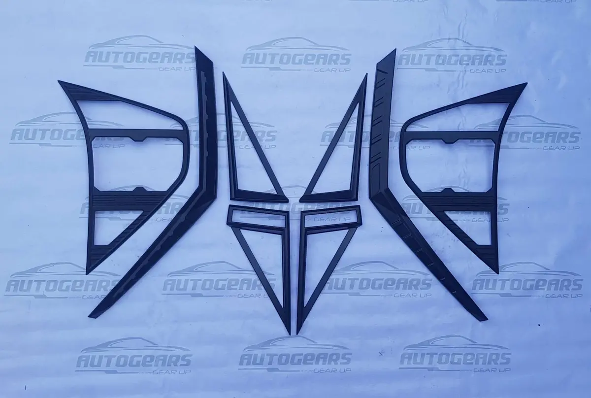 Hyundai Stargazer (2023 - 2025) Headlight & Tail Light Cover Black 1