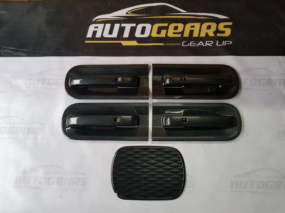 Hyundai Staria (2022 - 2026) Door Bowl Cover, Door Handle Cover, & Gas Tank Cover Carbon 1