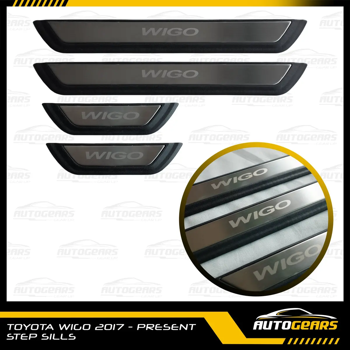 Toyota Wigo (2012 - 2023) Step Sills 1