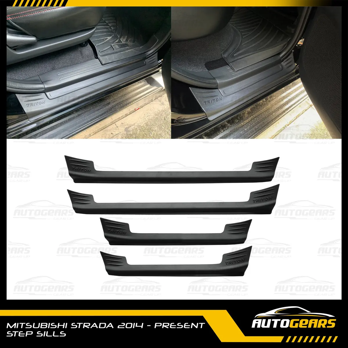 Mitsubishi Strada (2014 - 2023) Step Sills 1