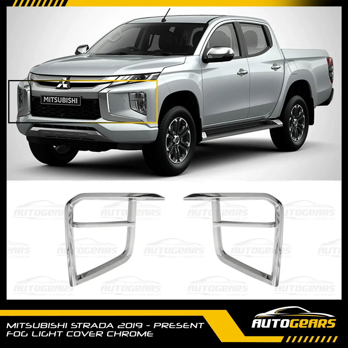 Mitsubishi Strada (2019 - 2023) Foglight Cover 1