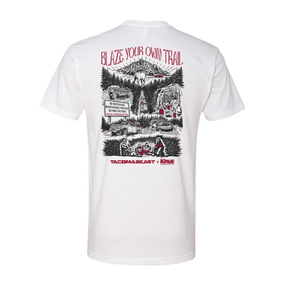 Tacomabeast X Krave - Blaze Your Own Trail Tee 1