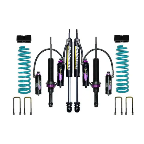 1.75-3.0" Mrr 3-Way Adjustable Lift Kit W/ Quick Ride Rear Fits 2005-2023 Toyota Tacoma 1