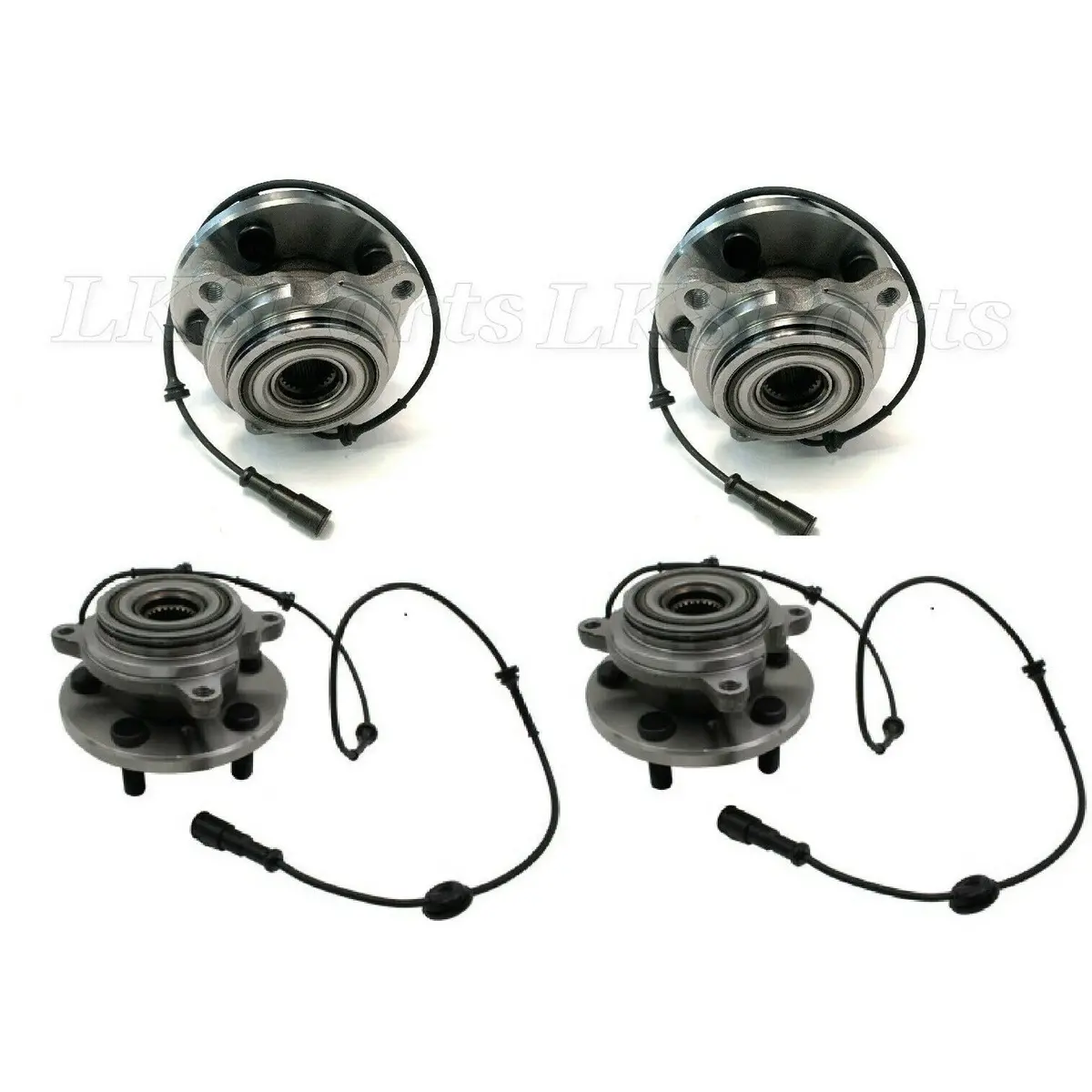 Tay100050/60Set4 – Full Set Of 4 Wheel Bearing Hubs W/ Abs Sensors 1