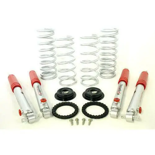 Terrafirma Air-To-Coil Conversion Kit +3" Travel, 4-Stage Adjustable Shocks – Tf260 – Discovery Ii (1999–2004) 1