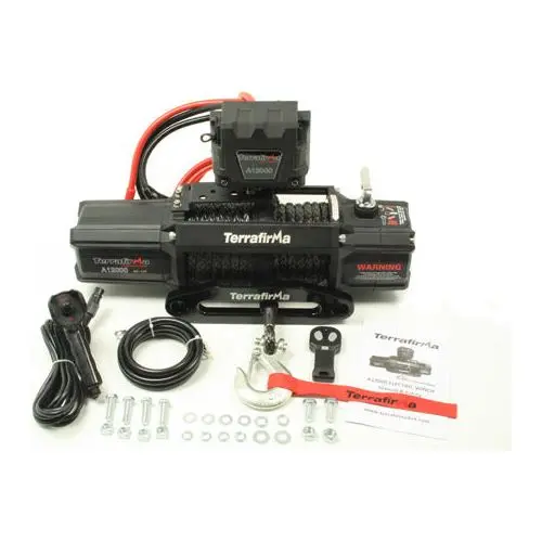 Terrafirma 12,000-Lb Synthetic Winch Kit 1
