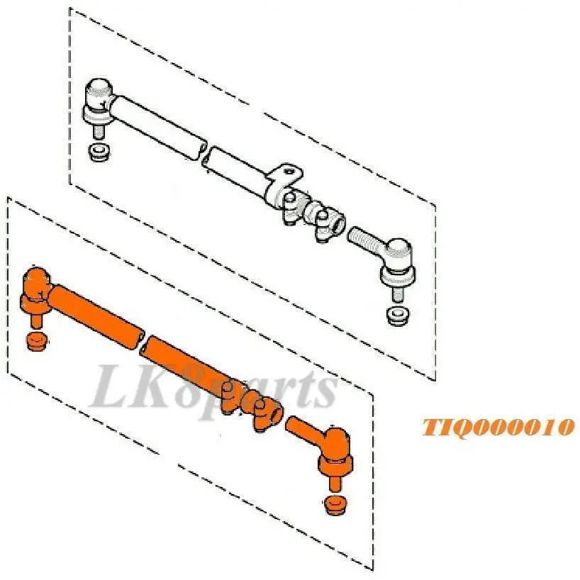 Track Rod Tie Rod Assembly Tiq000010 Pr2 Allmakes New 2