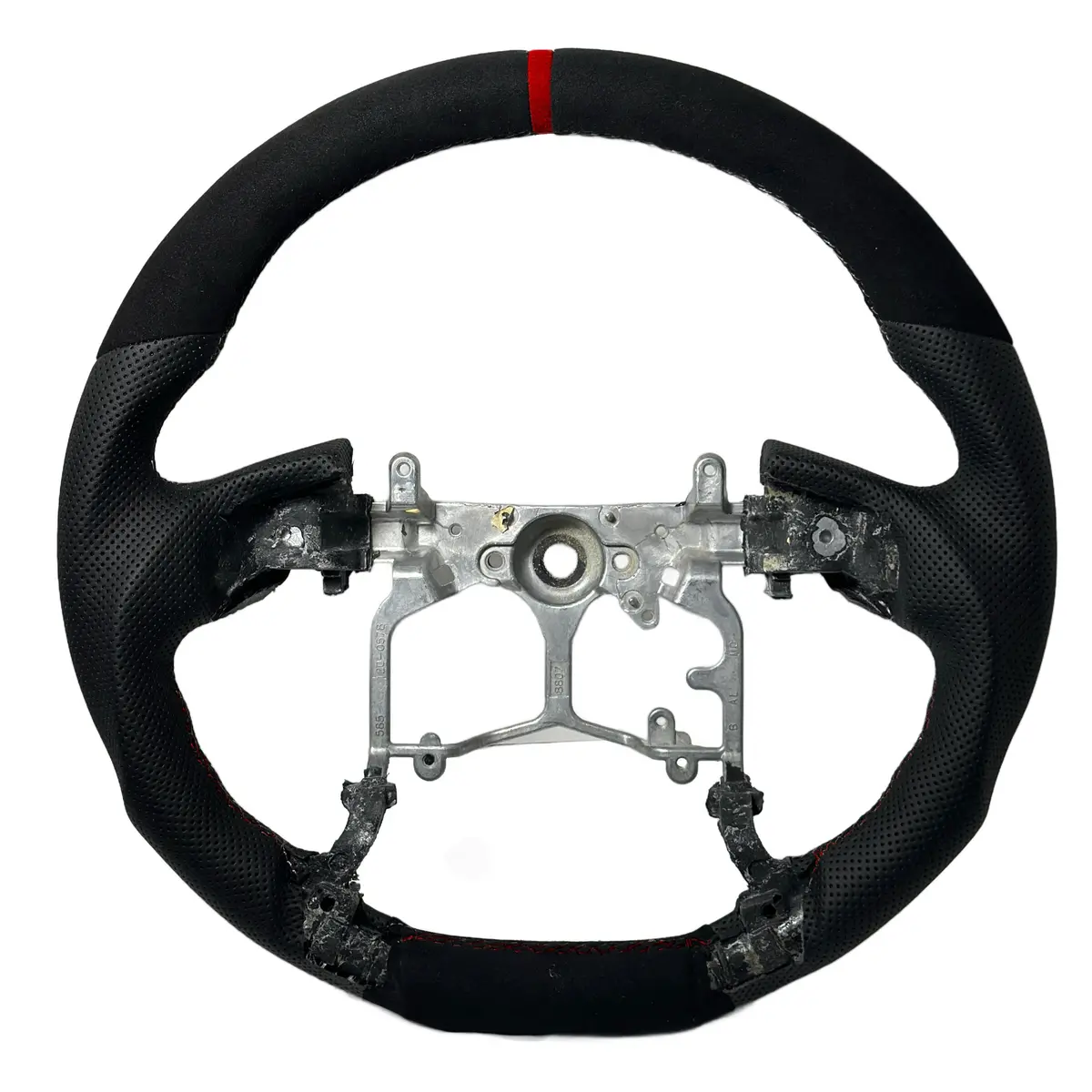 Premium Suede With Leather Steering Wheel Fits 2012-2023 Toyota Tacoma 1
