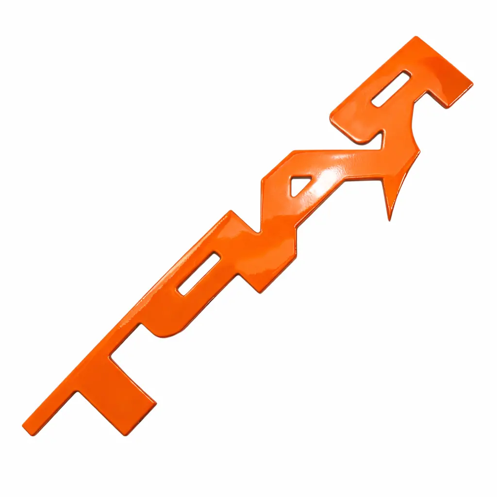 Amp Abs Emblem Tailgate Inserts Letters With Claws For 22+ Ford Bronco Raptor (Code Orange) | Upr-Amp-85121-001 1