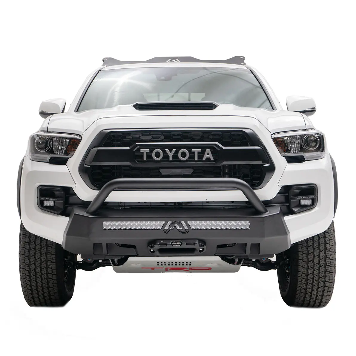 Hidden Winch Mount Front Bumper Fits 2016-2023 Toyota Tacoma 1