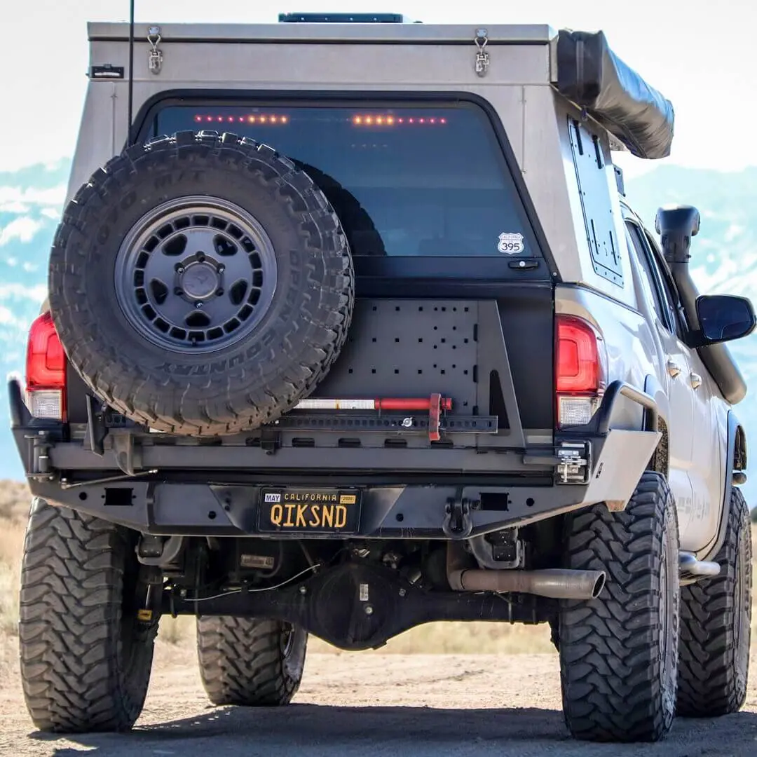 Overland Series High Clearance Rear Bumper Fits 2016-2023 Toyota Tacoma 1