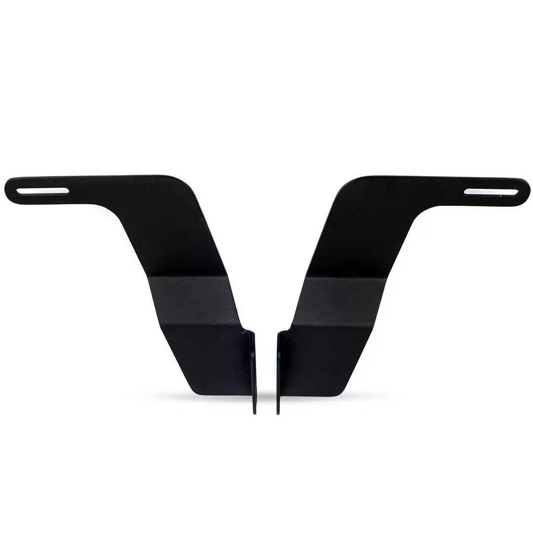 32" Lower Bumper Flush Slim Light Bar Mounting Brackets Fits 2016-2023 Toyota Tacoma 1