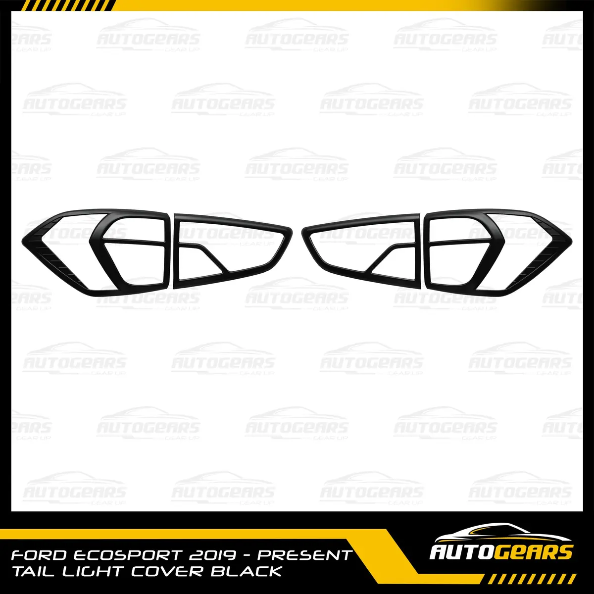 Ford Ecosport (2019 - 2022) Tail Light Cover Black 1