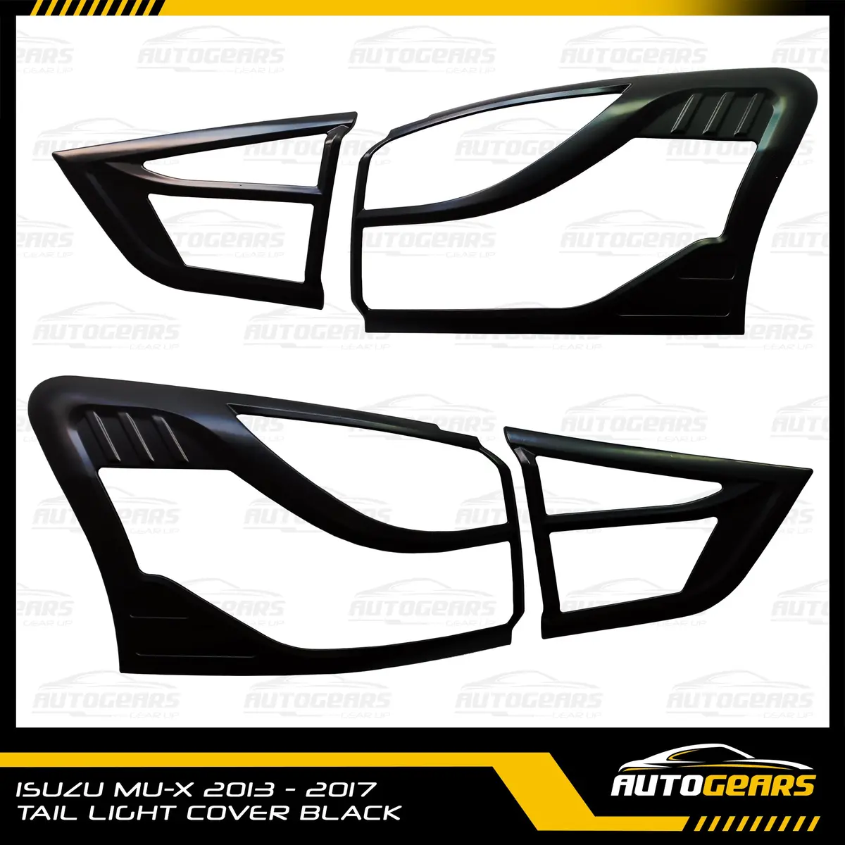Isuzu Mu-X (2013 - 2017) Tail Light Cover Black 1