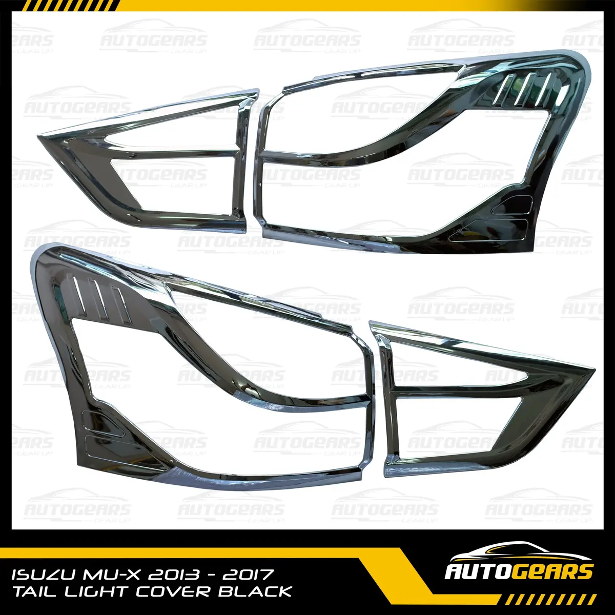 Isuzu Mu-X (2013 - 2017) Tail Light Cover Chrome 1