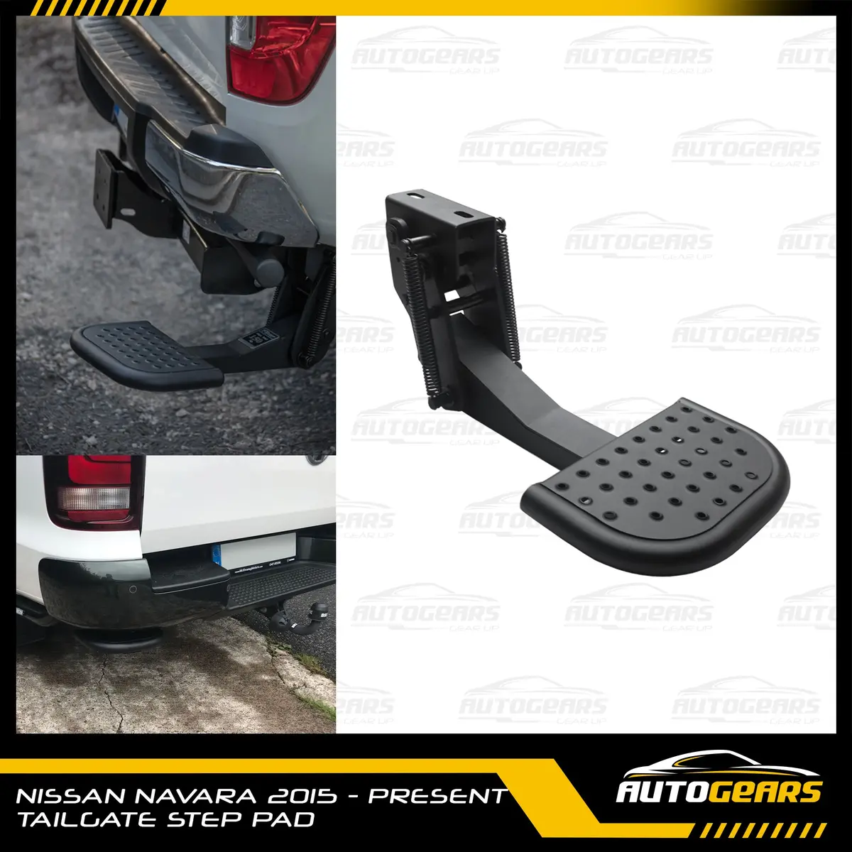Nissan Navara (2015 - 2026) Tailgate Step Pad / T-Step / T Step 1