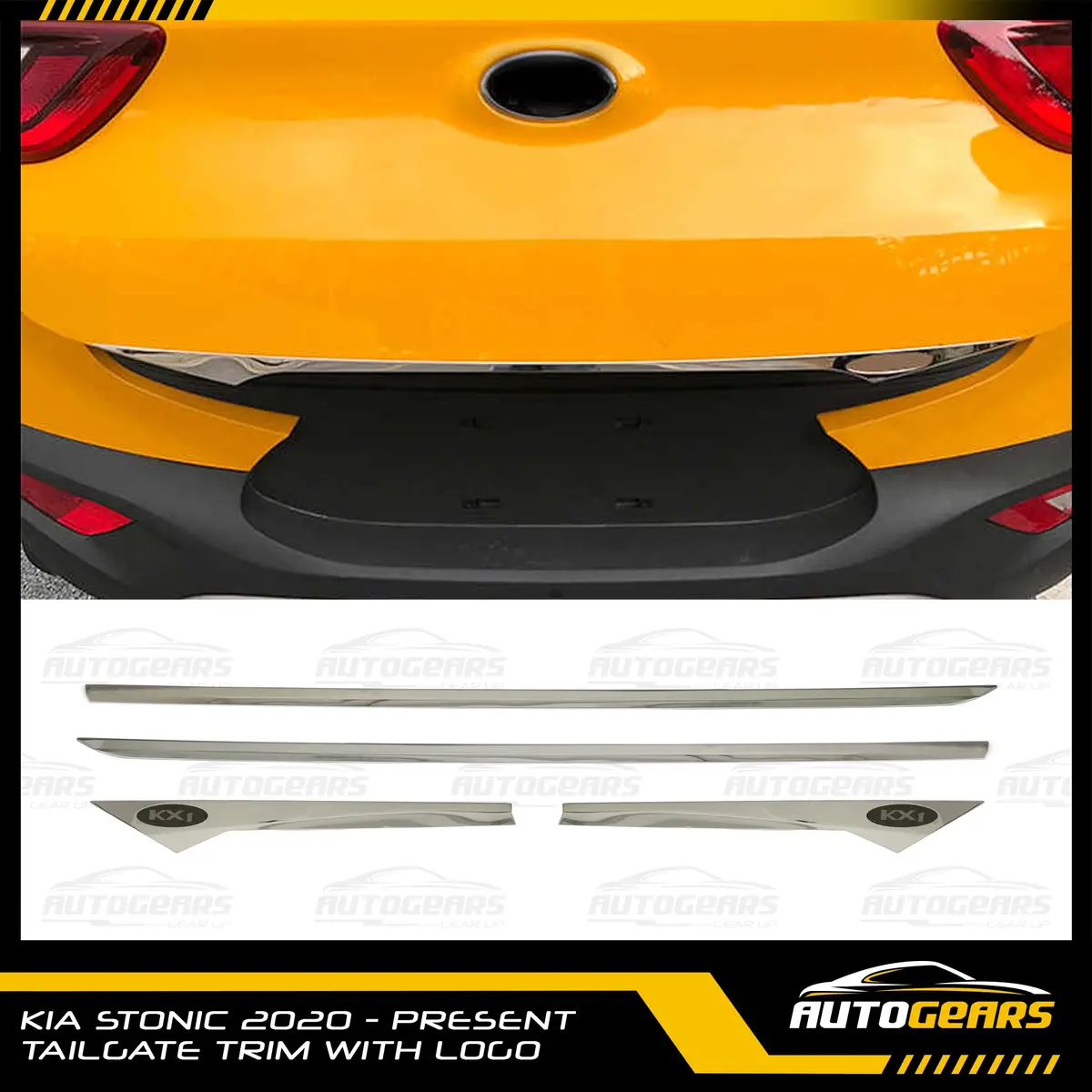 Kia Stonic (2020 - 2024) Tailgate Trim With Logo 1