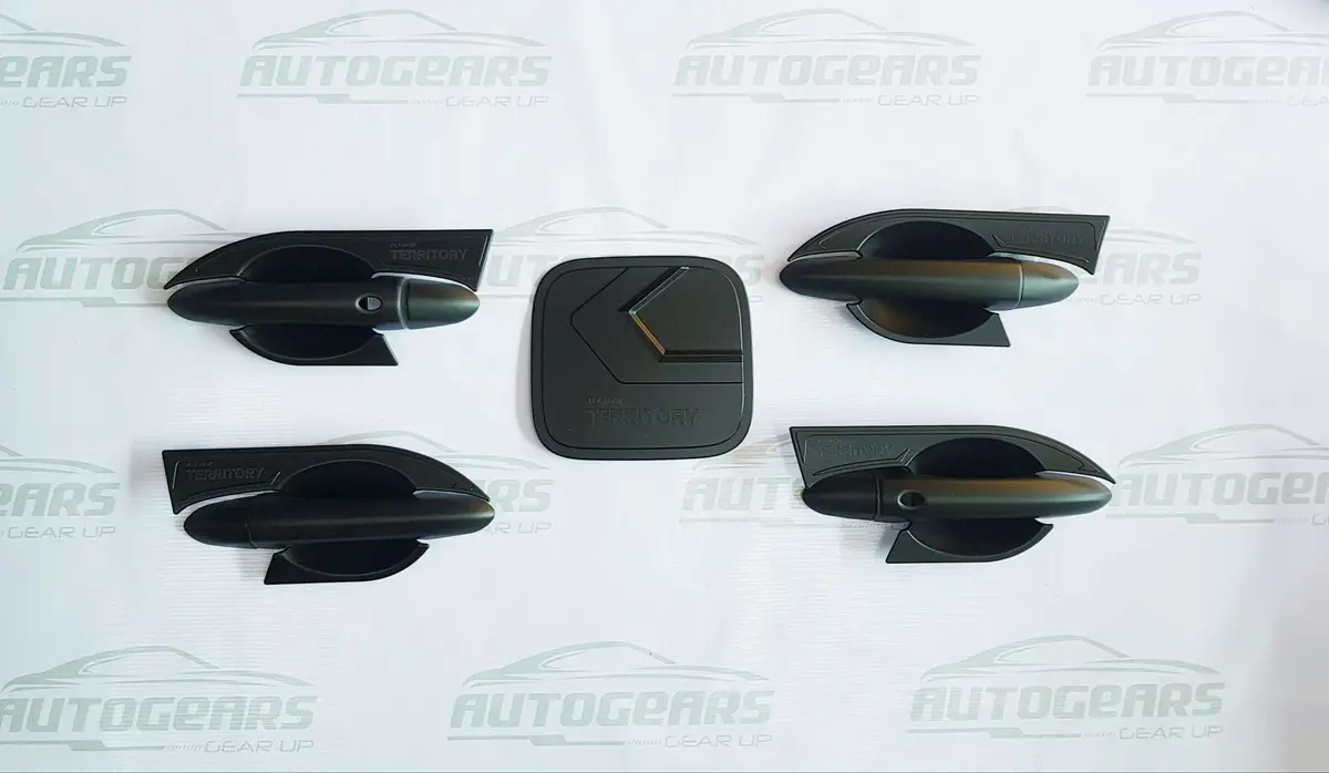 Ford Territory Gen 2 (2023 - 2026) Door Bowl, Door Handle & Gas Tank Cover Set Matte Black 1