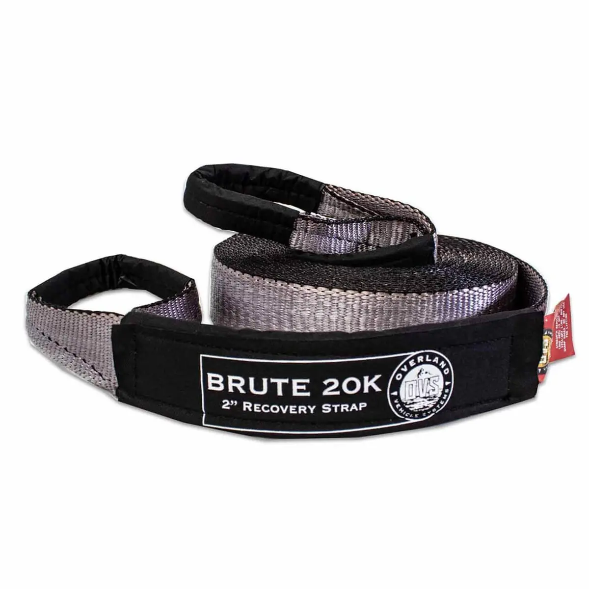 Tow Strap 2" X 30' 20,000 Lb. Gray W/ Black Ends 1