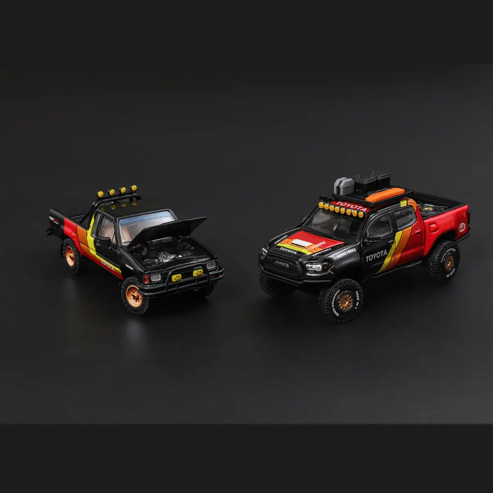 Toyota Tacoma Trd Gdc Exclusive 1/64 Box Set - Black 1