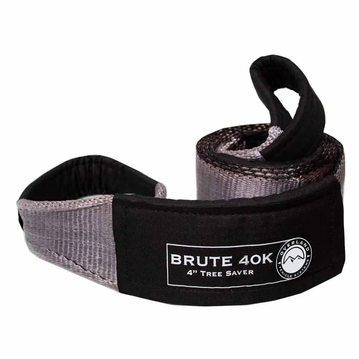 Tree Saver Tow Strap 40,000 Lb. 4" X 8' Gray With Black Ends & Storage Bag 1