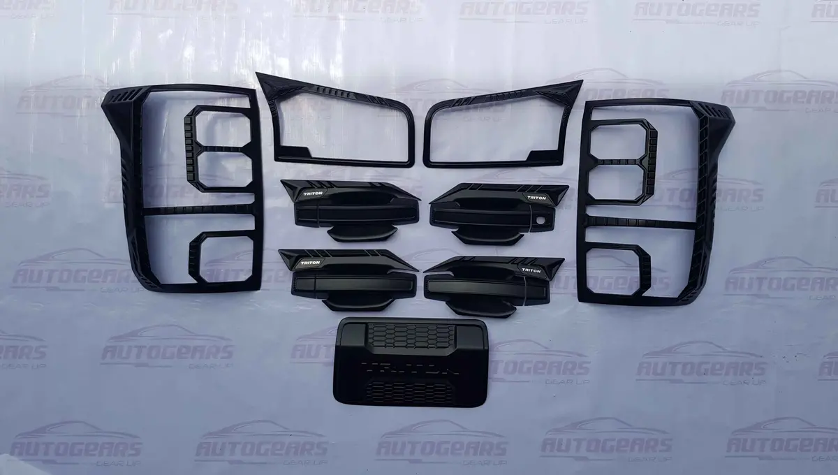 Mitsubishi Triton (2024 - 2026) Matte Black Garnish Set 1