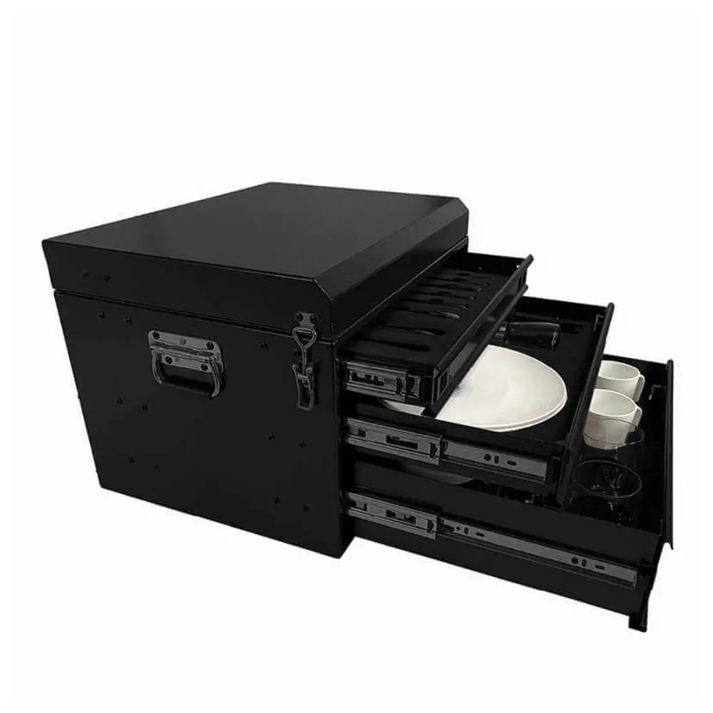 Ultimate 39 Piece Utensil Set - Black Powder Coat Universal 1