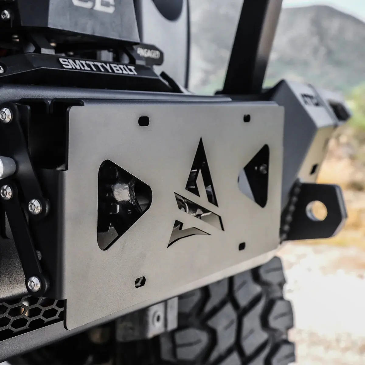 Universal Terra Series License Plate Mount Bracket 1